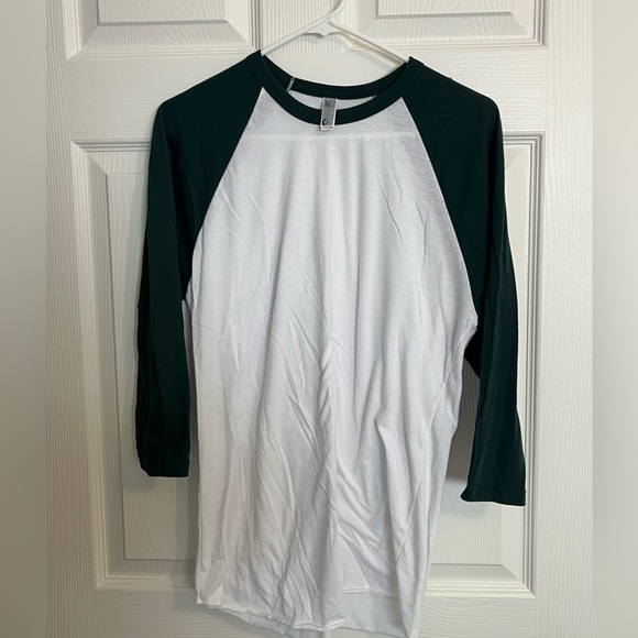 American apparel 3/4 sleeve raglan baseball tee - Picture 1 of 2